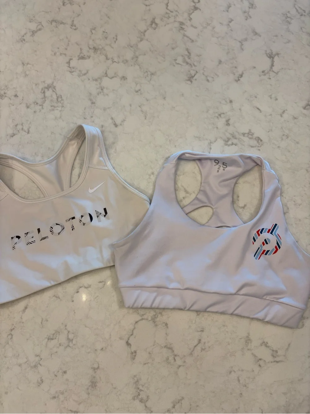 Peloton White Sports Bras - Dual Pack